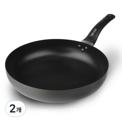 쿡앤쿡 하드앤롱 아노다이징 후라이팬, 30 cm, 2개