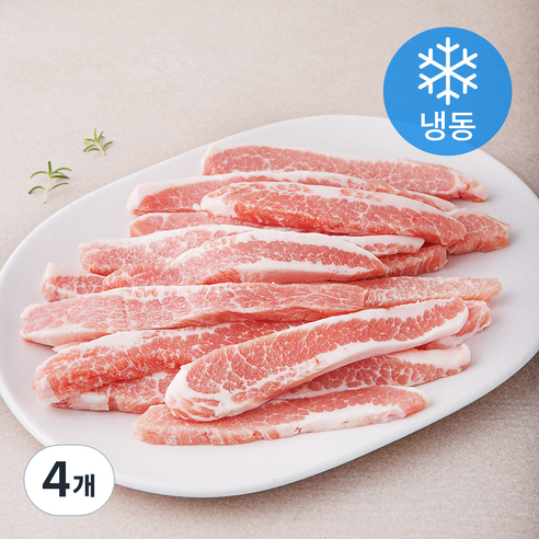 동원 브라질산 항정살 구이용 (냉동), 800g, 4개