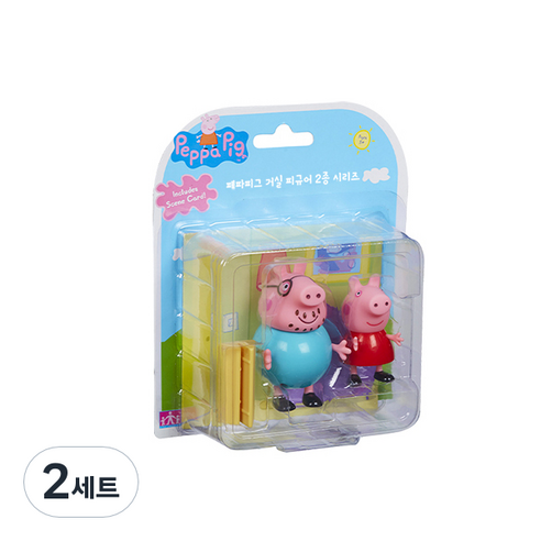 페파피그 거실 피규어 시리즈 2종 세트, 2세트