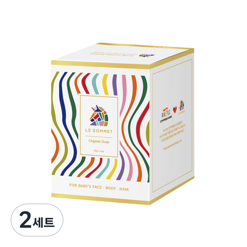 르소메 프리미엄 바디헤어솝 3p 세트, 2세트, 6개, 80g