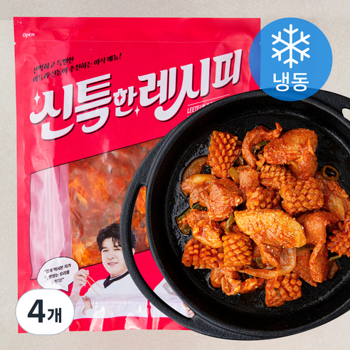 신특한레시피 벌집 오삼제육 (냉동), 4개, 400g