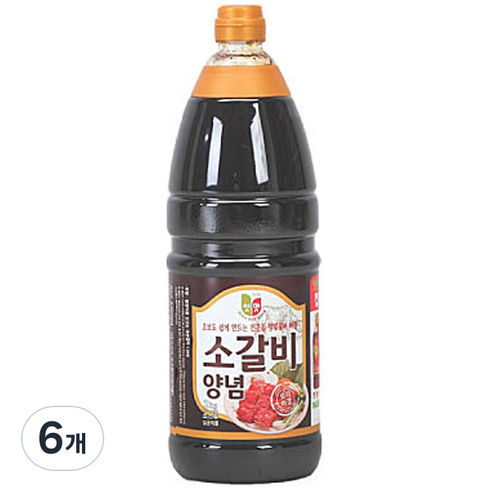 청우식품 소갈비양념, 2kg, 6개