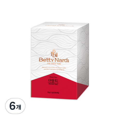 베티나르디 아쌈 티, 1.5g, 20개입, 6개