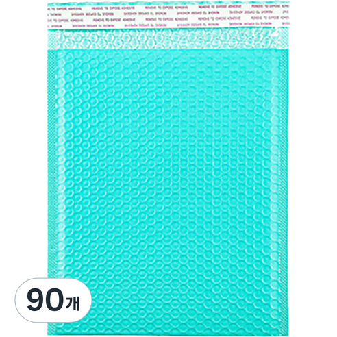 마켓감성 컬러 안전 봉투 민트, 90개