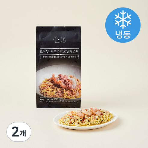 쵸이닷 새우 명란 오일 파스타 (냉동), 268g, 2개