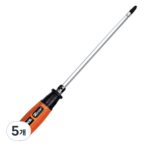 제스트 탱크 자석 양용 S2 함마 드라이버 Z-K2 5.0 5 x 150 mm, 5개