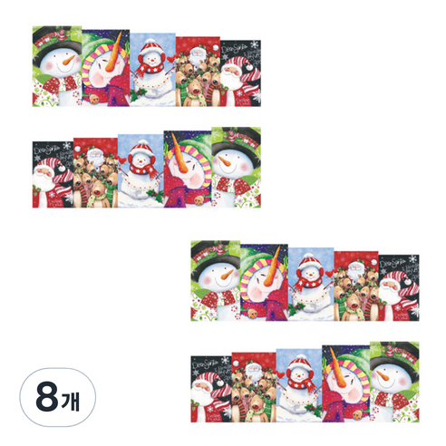 뷰티팝 겨울 에디션 네일스티커 10p, 34, 8개
