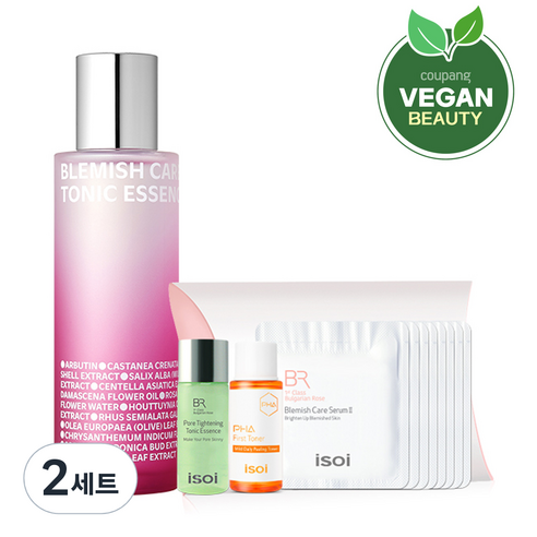 아이소이 블레미쉬 케어 잡티토닉 에센스 130ml + 체험 키트 6종 랜덤발송, 2세트