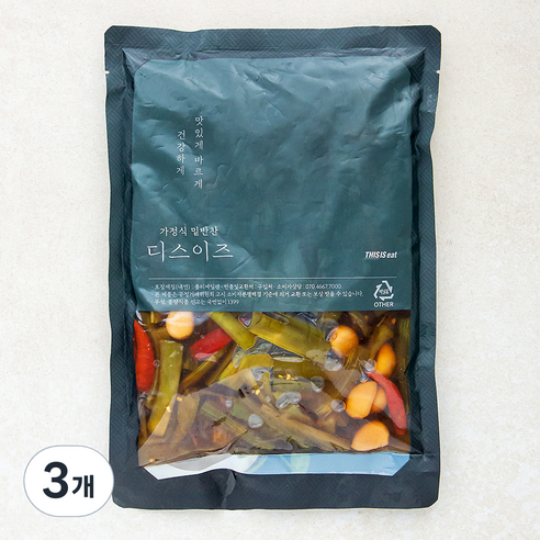 디스이즈 모듬 궁채 장아찌, 3개, 1kg