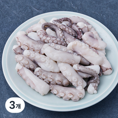 살맛나요 탱글탱글 요리하기 편한 절단 낙지 (냉장), 3개, 250g