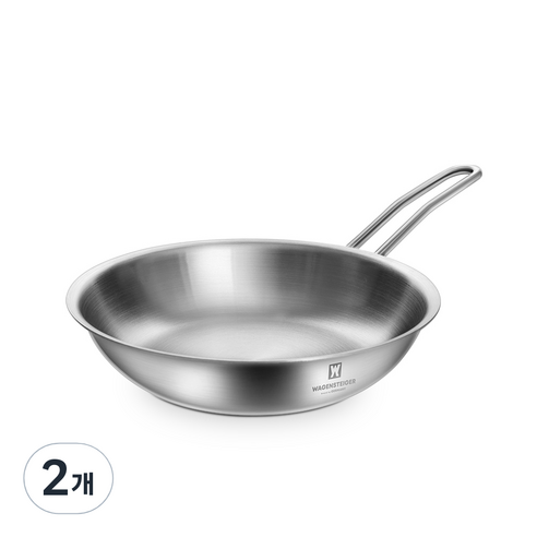 바겐슈타이거 IH 통3중 스텐 브런치팬, 2개, 22 cm