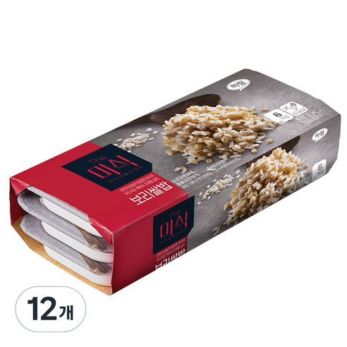 The미식 보리쌀밥, 180g, 12개
