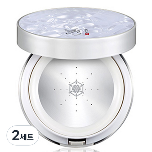 수려한 비책자단 메탈 쿠션 파운데이션 본품 15g + 리필 15g 세트, 21호, 2세트