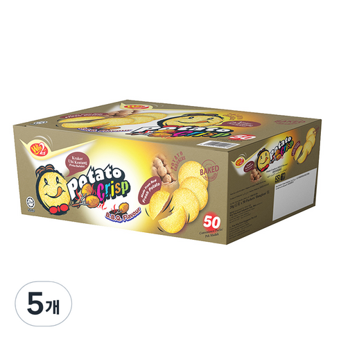 윈윈푸드 포테이토 크리스프 스낵 바베큐맛 50p, 1kg, 5개
