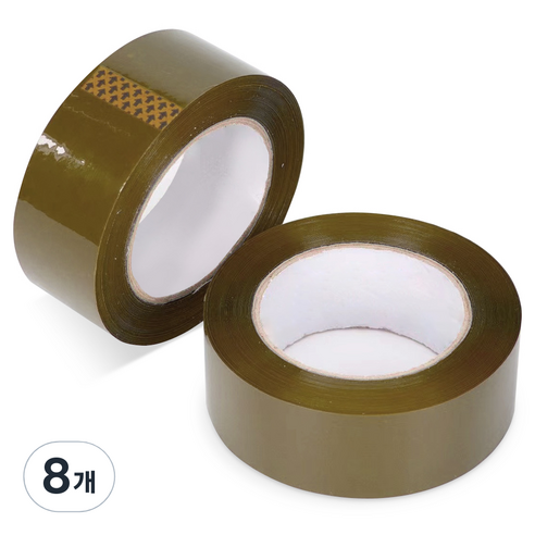 아뜰라임 다양한 박스 포장 색상 컬러 테이프 4.5cm, 암갈색, 8개