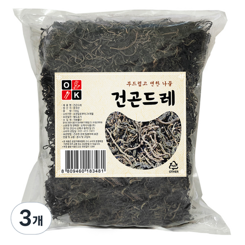오케이 건곤드레, 100g, 3개