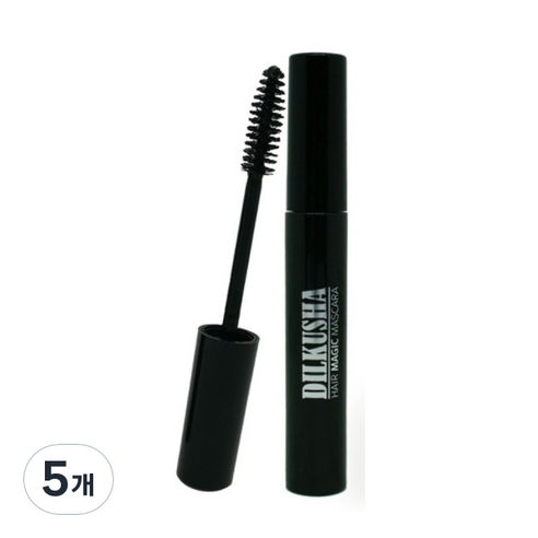 딜쿠샤 헤어 매직 새치 마스카라, 자연갈색, 5개