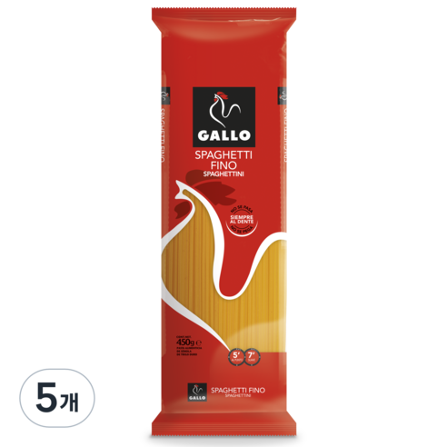 갈로 스파게티니, 450g, 5개
