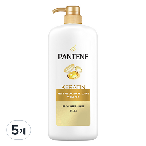 팬틴 극손상케어 컨디셔너 대용량, 1200ml, 5개
