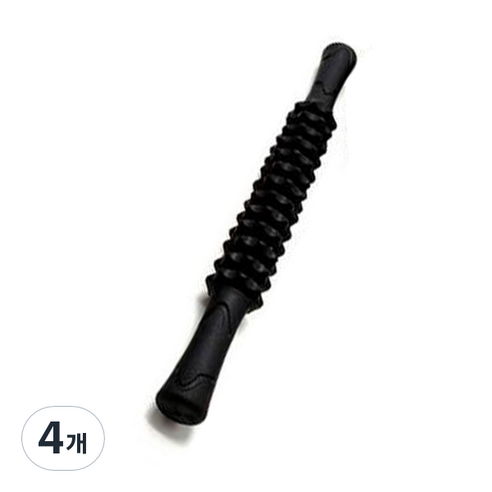 에어서핑 13절 롤마사지바, 블랙, 4개