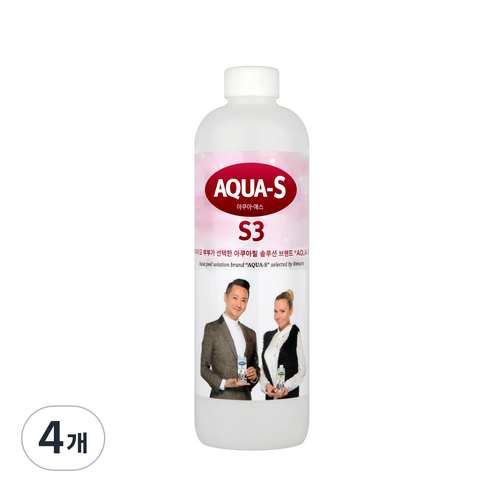 아쿠아에스 아쿠아필 솔루션 홈케어 토너 S3, 500ml, 4개