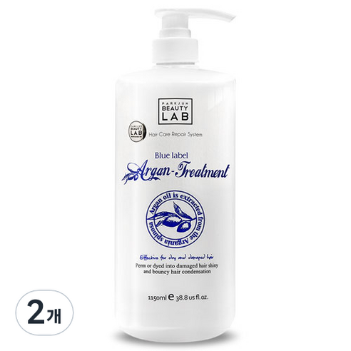 박준 블루라벨 아르간 트리트먼트, 1.15L, 2개