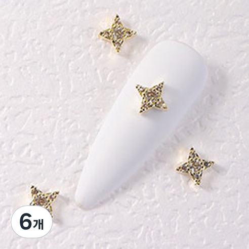 주앙오브제 비비아 네일파츠 03 G336, 6개, 혼합색상