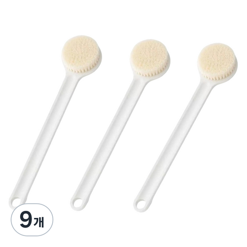 홈팡 버블 마사지 바디 브러쉬, 혼합색상, 9개, 1개입