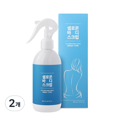 셀로몬 바디스크럽 코튼향, 300ml, 2개