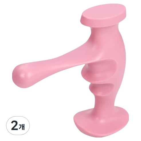 탑피아 가벼운 지압 마사지용품, 2개, 마사지건 핑크