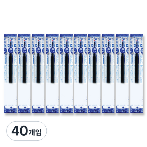 제브라 젤잉크 JF 리필심 0.5mm, 청색, 40개