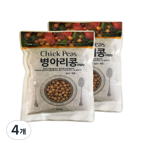 병아리콩, 500g, 4개
