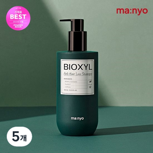 마녀공장 바이옥실 안티 헤어로스 샴푸, 5개, 480ml