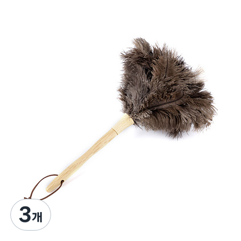 ABM 깃털 먼지떨이, 혼합 색상, 3개