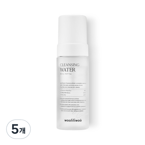 우리리우 클렌징 워터, 150ml, 5개