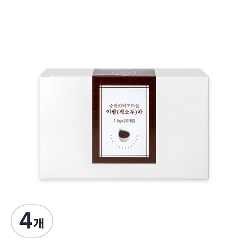 증안리약초마을 적소두 이팥차, 1.5g, 20개입, 4개