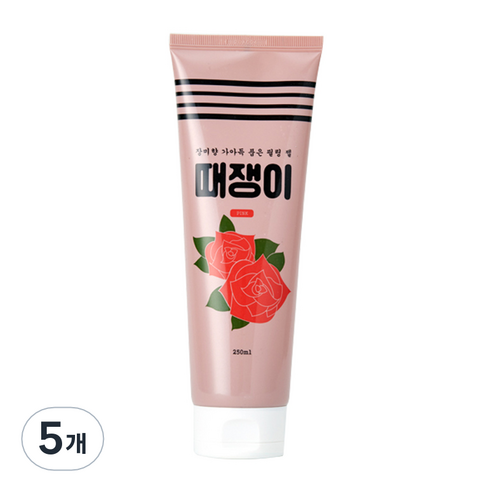 때쟁이 바디 필링 젤 장미향, 250ml, 5개