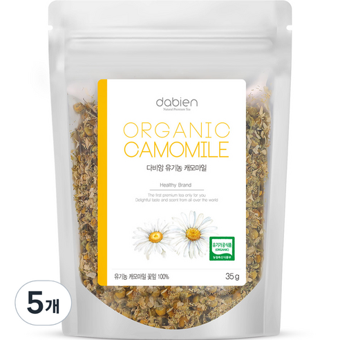 다비앙 유기농 캐모마일 리필, 35g, 1개입, 5개