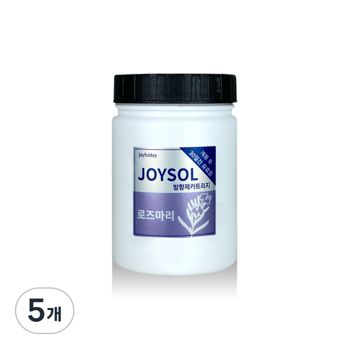 기분좋은날 방향제 카트리지 리필 로즈마리 소, 180g, 5개