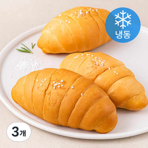 존쿡델리미트 마스터의 브레드 소금빵 (냉동), 64g, 3개입, 3개