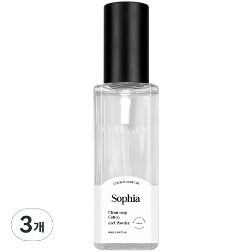 셀러버 쉬폰향수 1992.소피아, 80ml, 3개