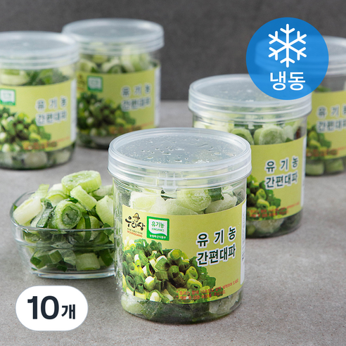 우리땅 웰팜넷 유기농 인증 간편대파 (냉동), 150g, 10개
