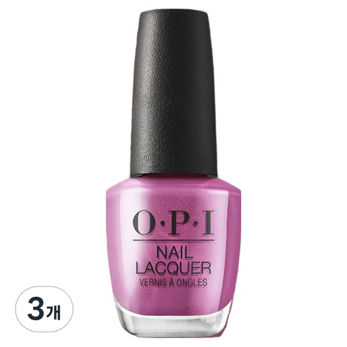 오피아이 네일락커, NLF 019 CosMIC Drop, 3개, 15ml