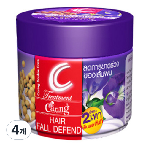 케어링 완두콩 꽃헤어 트리트먼트, 4개, 250ml