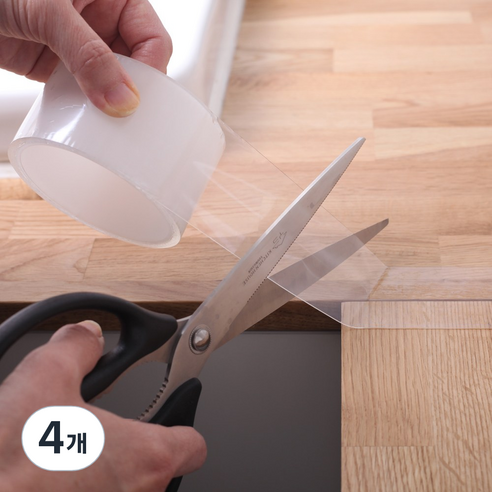 투명 방수테이프 3cm x 2m, 4개