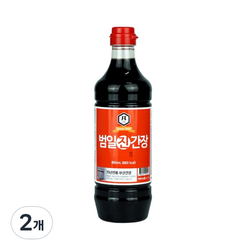범일 진간장, 860ml, 2개