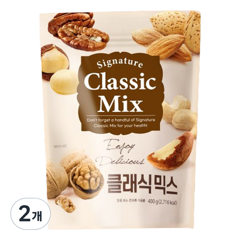 하루견과 클래식믹스, 400g, 2개