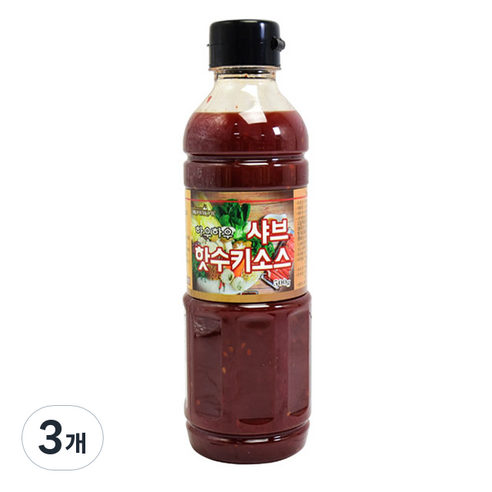 하우하우 샤브핫수끼소스, 500g, 3개