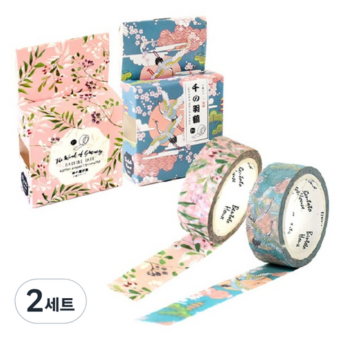 라이프포인트 마스킹 테이프 세트, S1012, S1021, 2세트