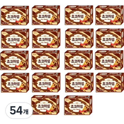 크라운 초코하임, 47g, 54개